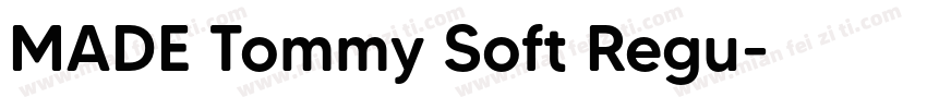 MADE Tommy Soft Regu字体转换